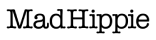 Mad Hippie logo black - text on white background